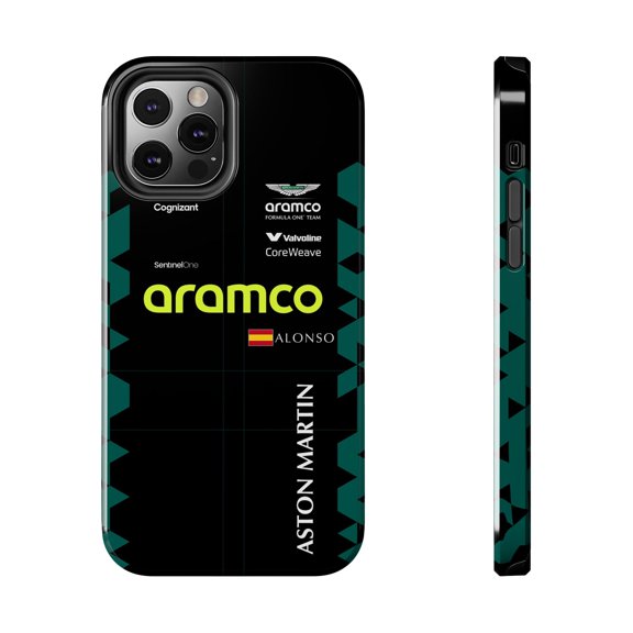 FA ALO AMR Racing US GP race suit 2025 Formula racing Tough Phone Case - iPhone 12 Pro