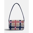 thumbnail image 1 of Free Assembly Women's Beaded Plaid Shoulder Bag, Multi, 1 of 4