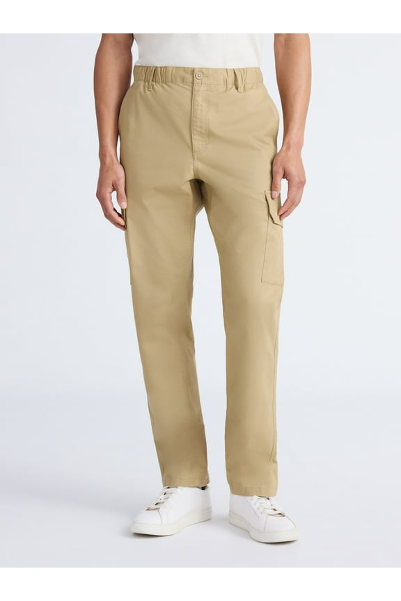 Men's Cotton Cargo Pants, Sizes XS-3XL
