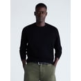 thumbnail image 1 of Free Assembly Men’s Cashmere Crewneck Sweater with Long Sleeves, Midweight, Sizes XS-2XL, 1 of 5