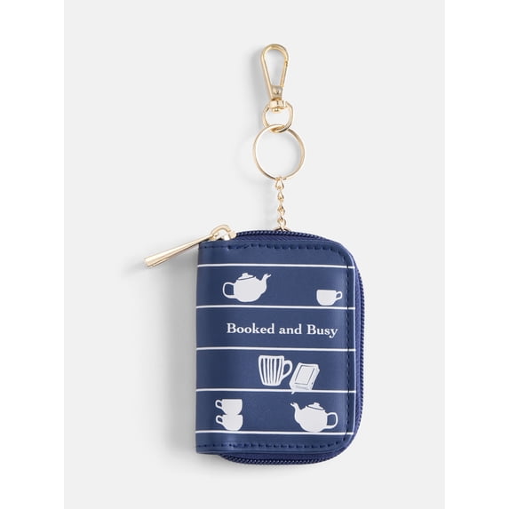 Free Assembly Women's Book Bag Charm, Navy