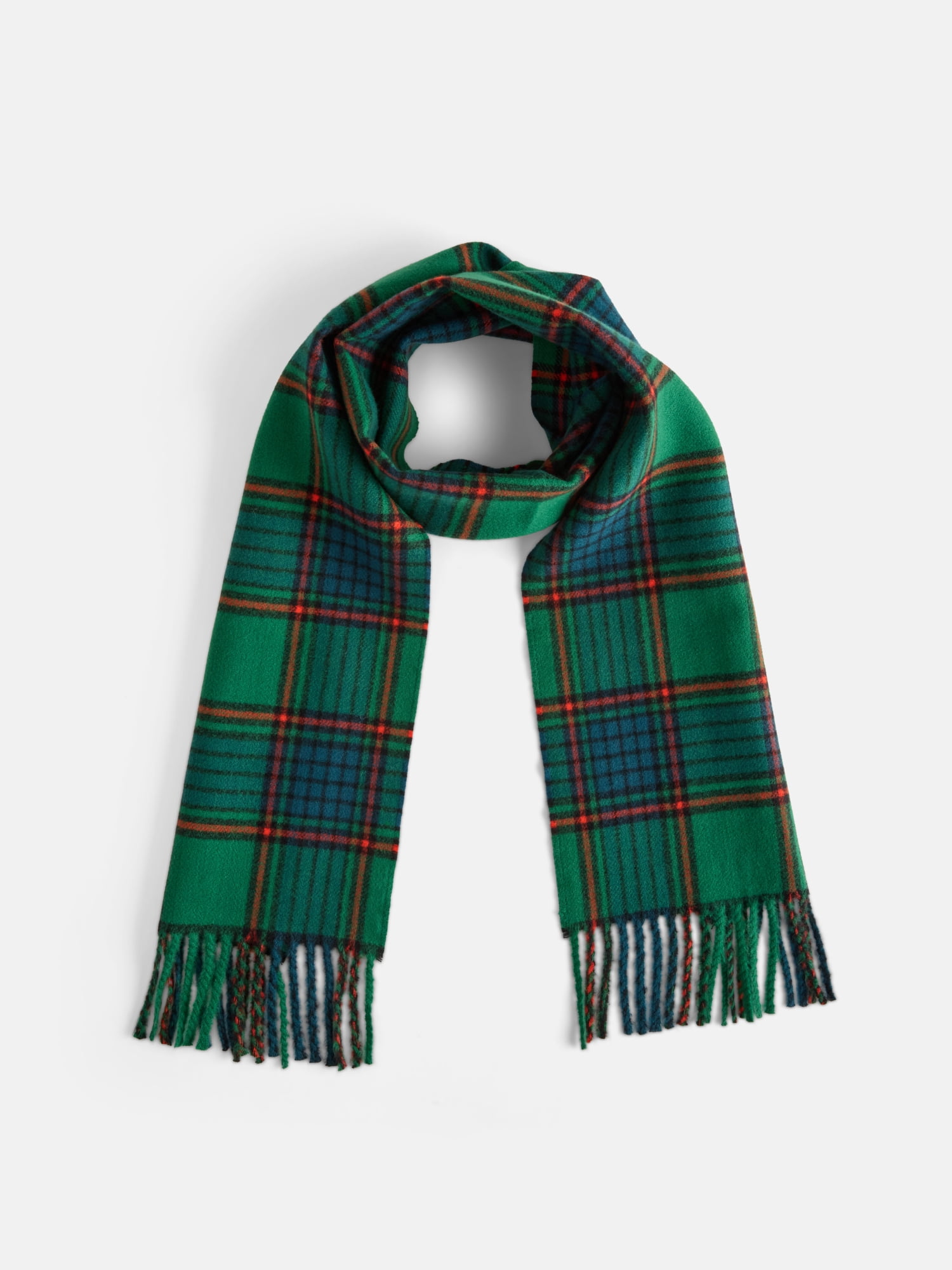 Free Assembly Women's Check Scarf, Green
