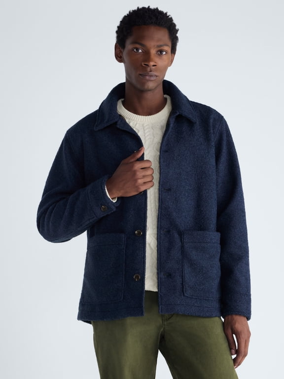Men's Button Front Chore Jacket, Sizes S-3XL