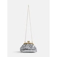 thumbnail image 1 of Free Assembly Women's Mixed Sequin Clutch Handbag, Silver, 1 of 5