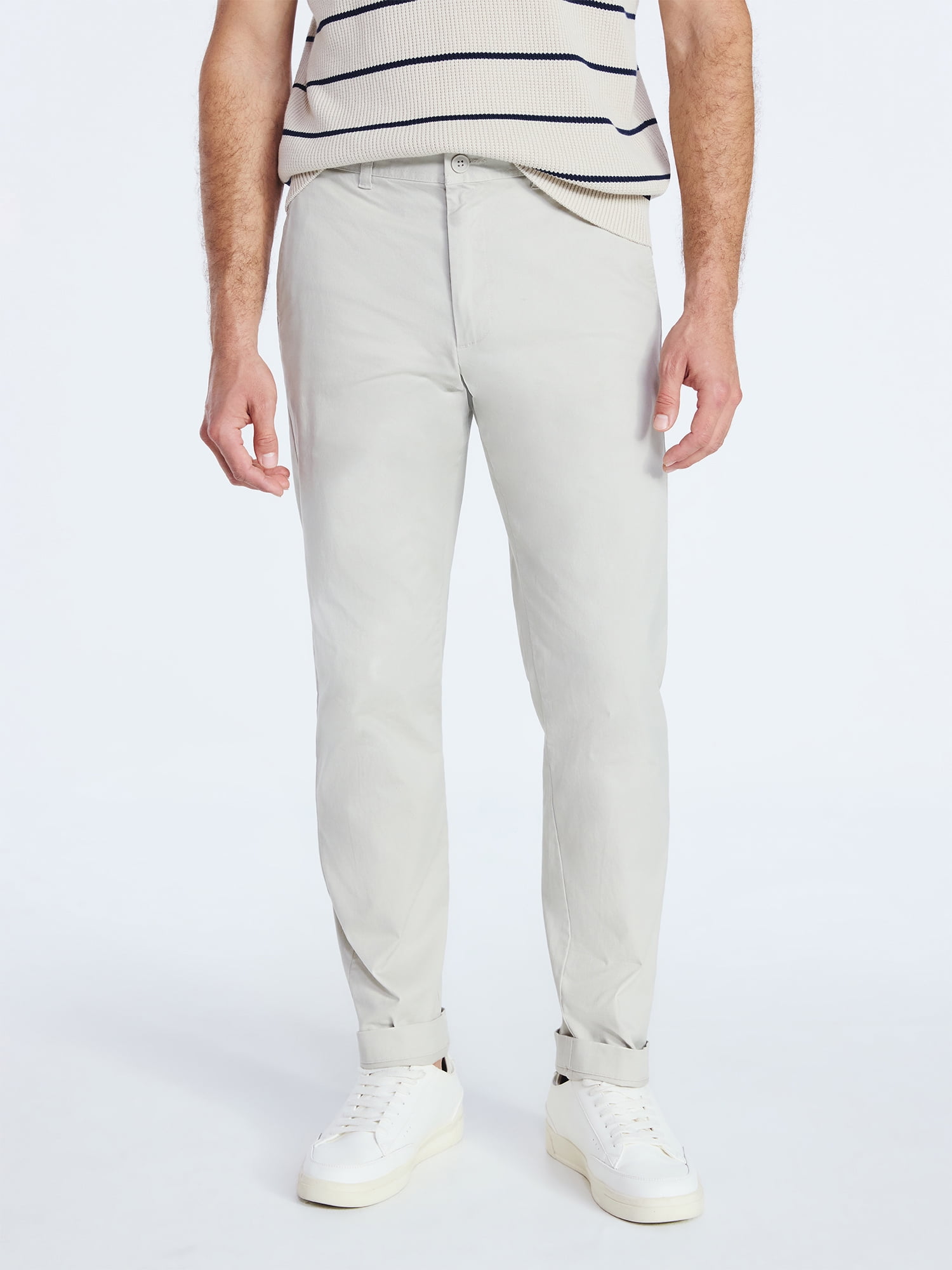 Free Assembly Men's Straight Tapered Fit Chino Pants, Sizes 29-42
