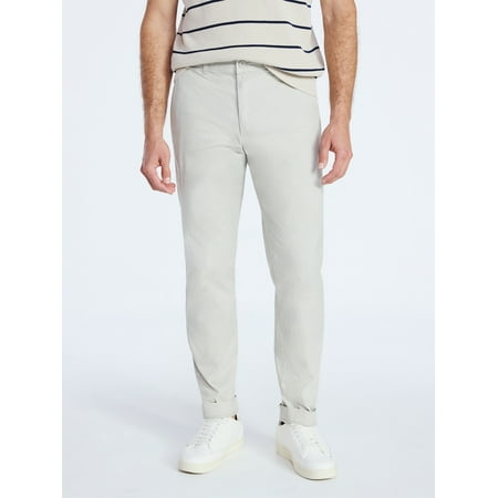 Free Assembly Men's Straight Tapered Fit Chino Pants, Sizes 29-42
