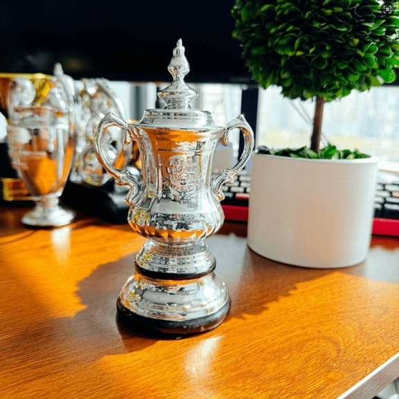 FA Cup Football Trophy,16 cm Resin Replica Trophy, Christmas Halloween Gifts