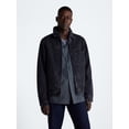 thumbnail image 1 of Free Assembly Men's Pleated Zip Front Denim Jacket, Sizes XS-3XL, 1 of 6