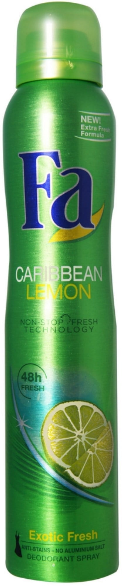 FA Deodorant Spray, Caribbean Lemon 6.75 oz