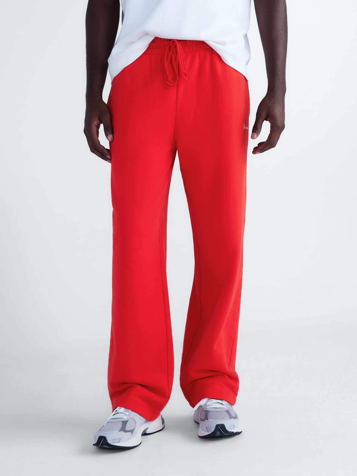 Free Assembly Men's Cotton Fleece Sweatpants, Sizes XS-XL