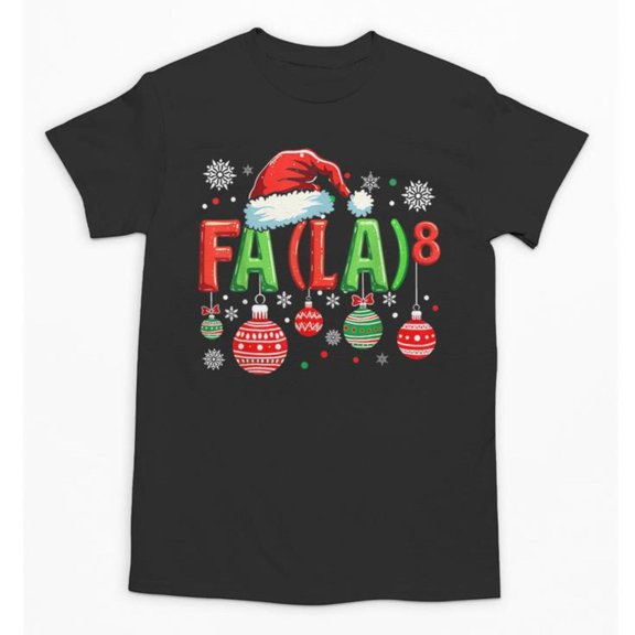 FA LA 8 Christmas Santa FA La Math Teacher Student, ANANDHIS-Shirts