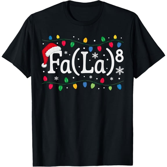 FA (LA) 8 Christmas Santa FA La T-Shirt- American fashion hot selling casual retro high quality 100% cotton T-shirt 1 piece