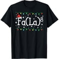 thumbnail image 1 of FA (LA)8 Funny Christmas Santa Fa La Math Teacher Student T-Shirt for Men Women, 1 of 7
