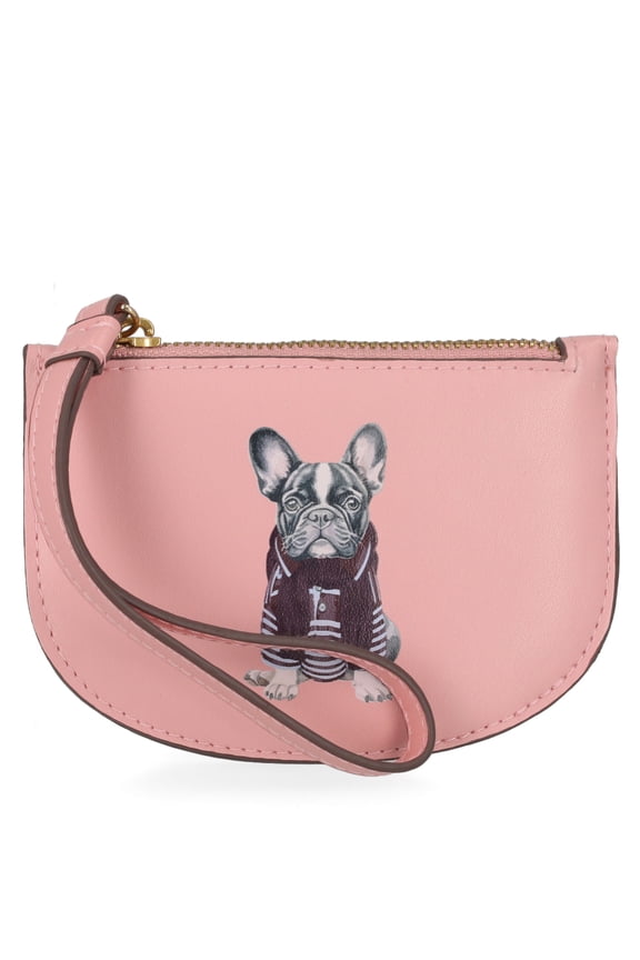 Women's Wristlet Wallet, Dusty Rose Print