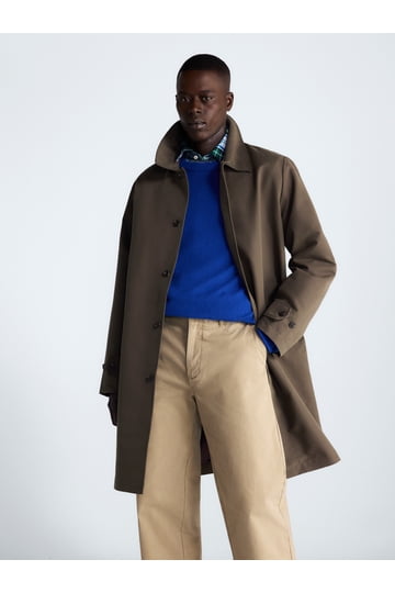 Mens Black Trench Coats Stylish Outerwear