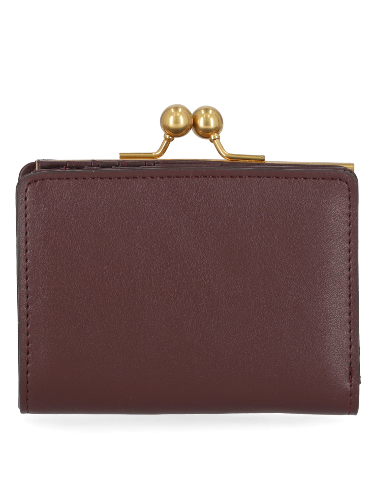 Free Assembly Women's Kiss Lock Frame Wallet, Chianti