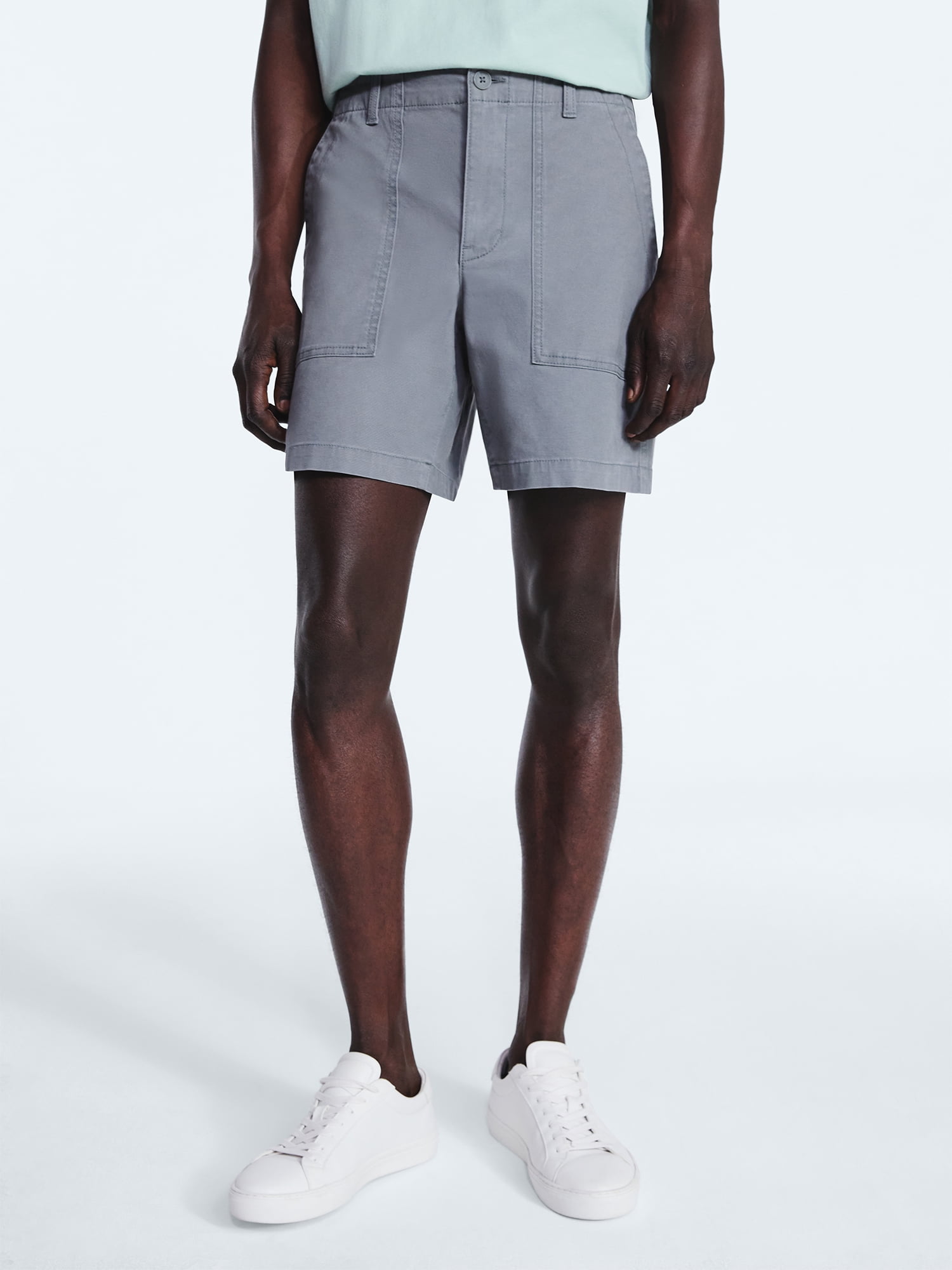 Free Assembly Men's Utility Shorts, 7" Inseam, Sizes S-3XL