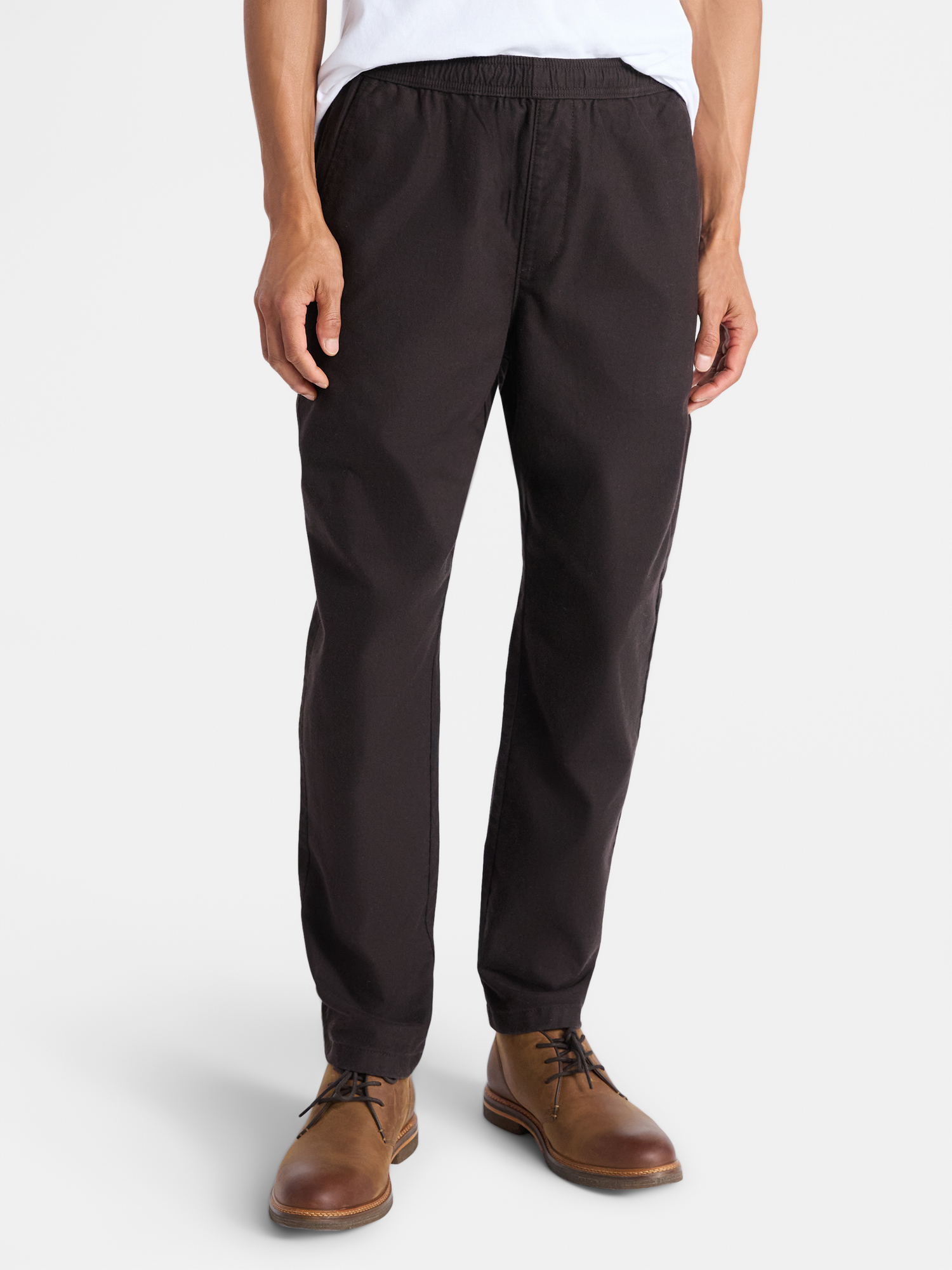 Free Assembly Men's Pull-On Trousers, Sizes S-3XL