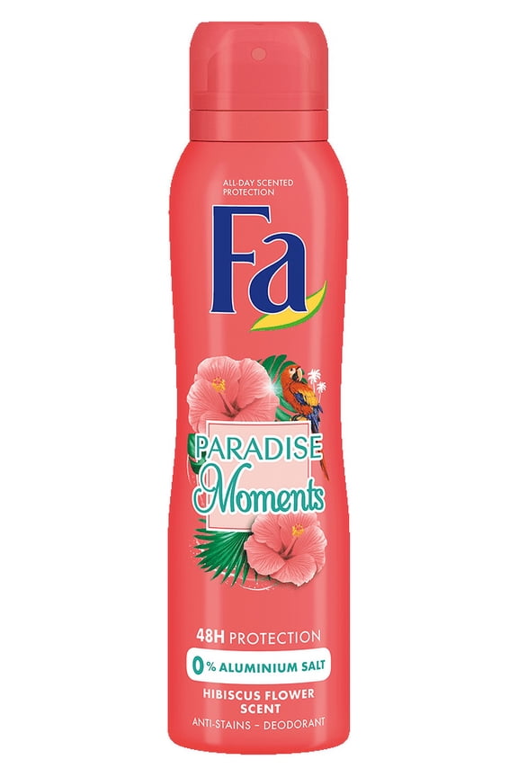 Paradise Moments Spray Deodorant 150ml (Hibiscus Scent)