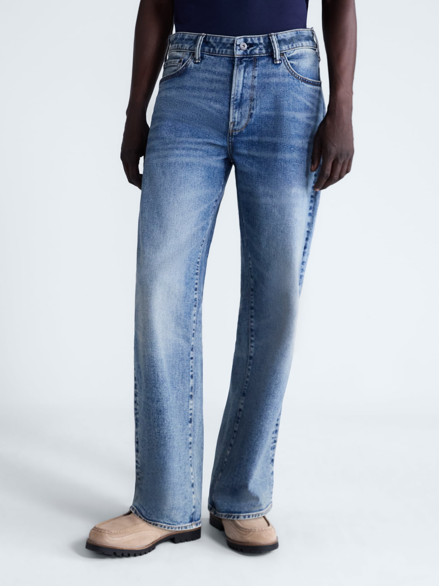 Free Assembly Men's Loose Fit Jeans, Waist Sizes 29-40