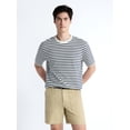 thumbnail image 1 of Free Assembly Striped Relaxed Heavyweight Tee with Short Sleeves, Sizes XS-3XL, 1 of 6