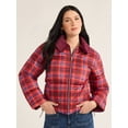 thumbnail image 1 of Free Assembly Women's and Women's Plus Short Puffer Jacket, Sizes XS-4X, 1 of 8