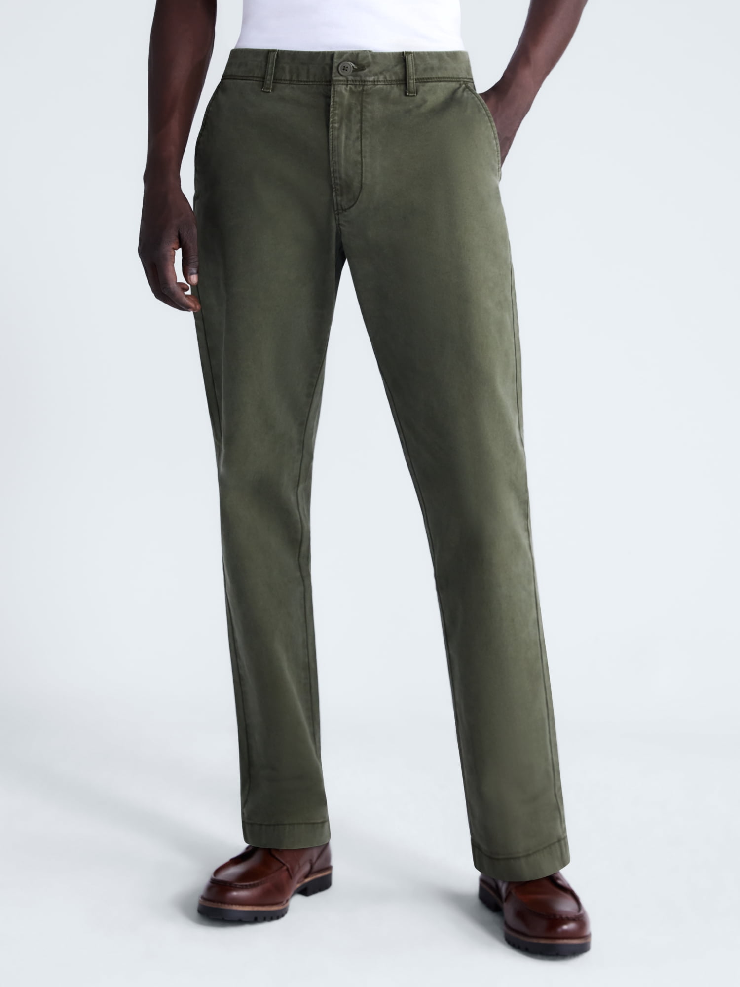 Free Assembly Men's Slim Fit Chino Pants, Waist Sizes 29-40