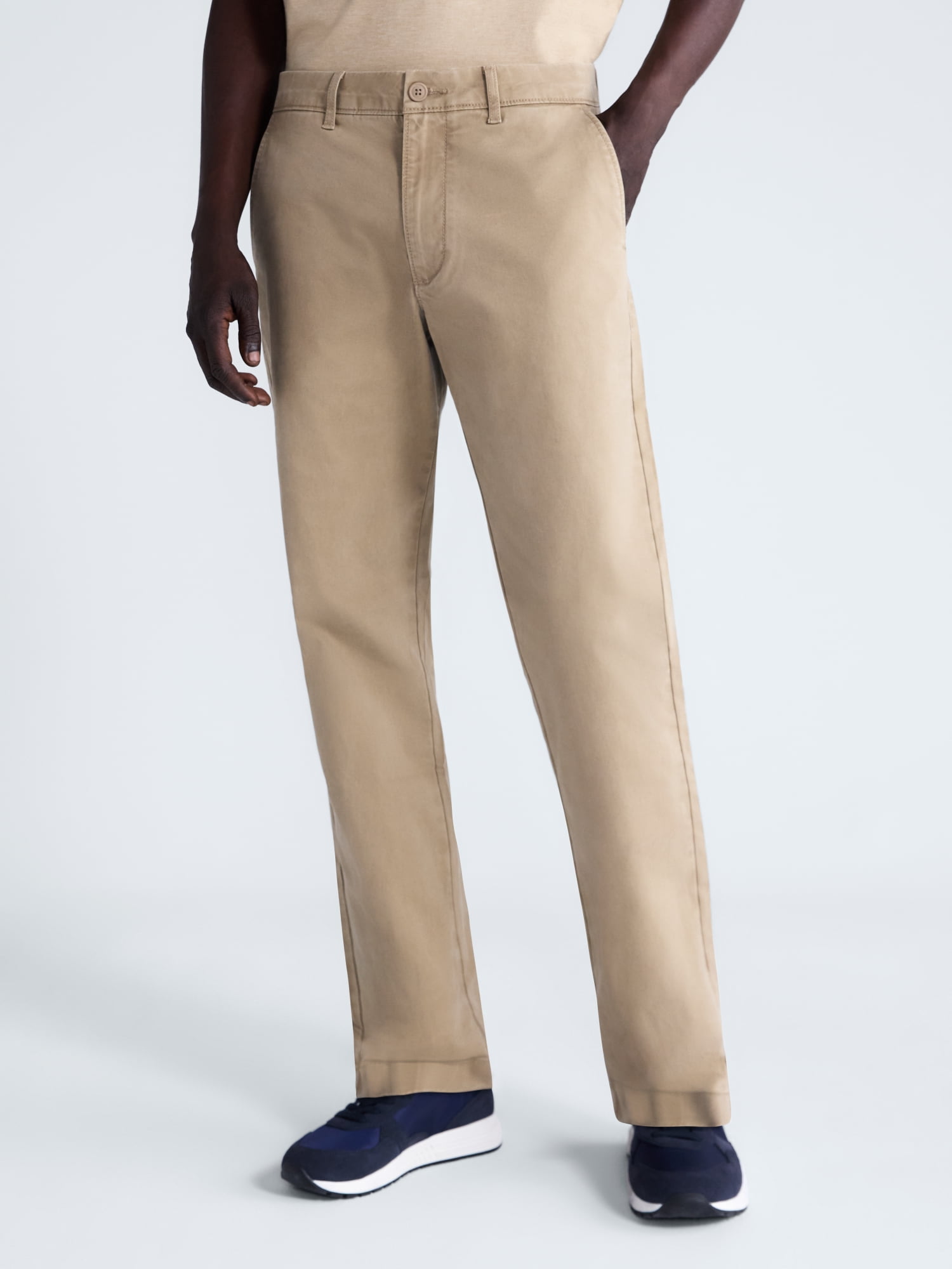 Free Assembly Men's Slim Fit Chino Pants, Waist Sizes 29-40