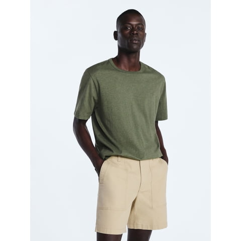 Men's Everyday Cotton Tee with Short Sleeves, Sizes S-3XL