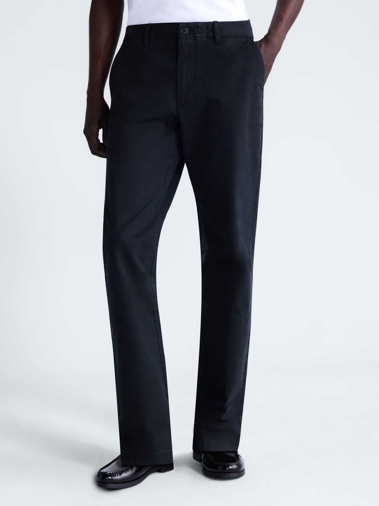 Free Assembly Men's Straight Fit Chino Pants, Waist Sizes 29-40