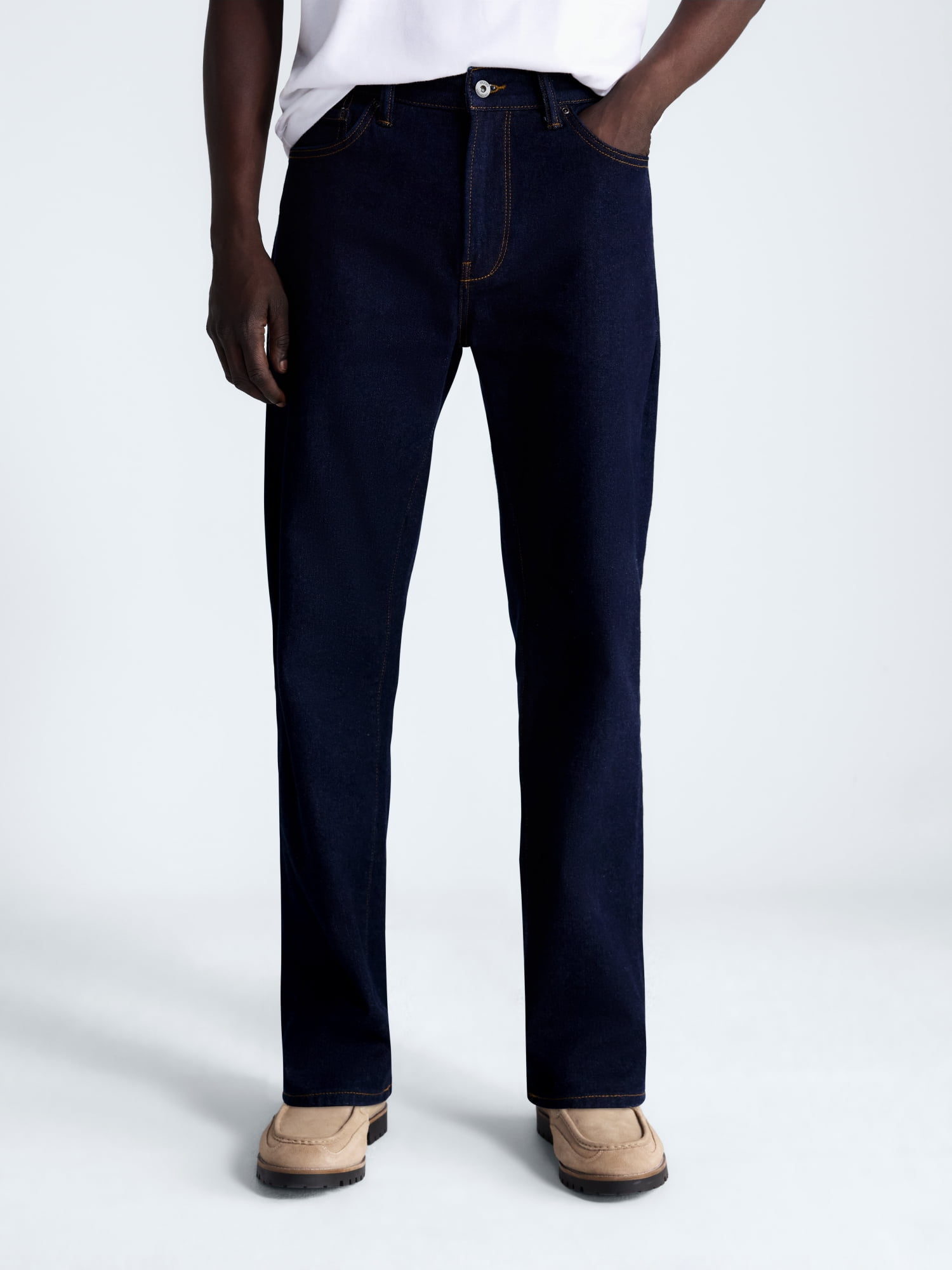 Free Assembly Men's Straight Fit Denim Pants, Sizes 29-40