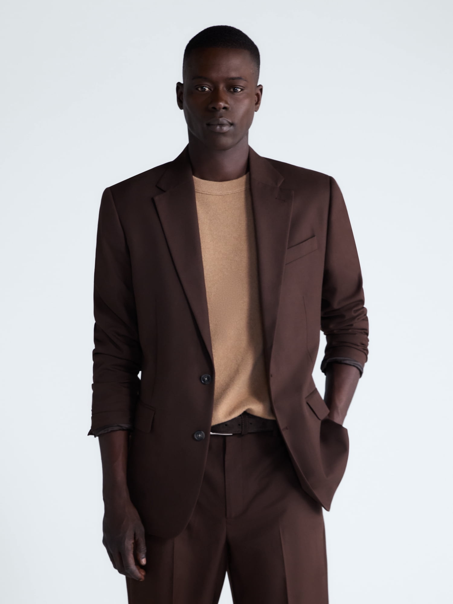 Free Assembly Men's Tailored Fit Suiting Jacket, Sizes 36R-48R