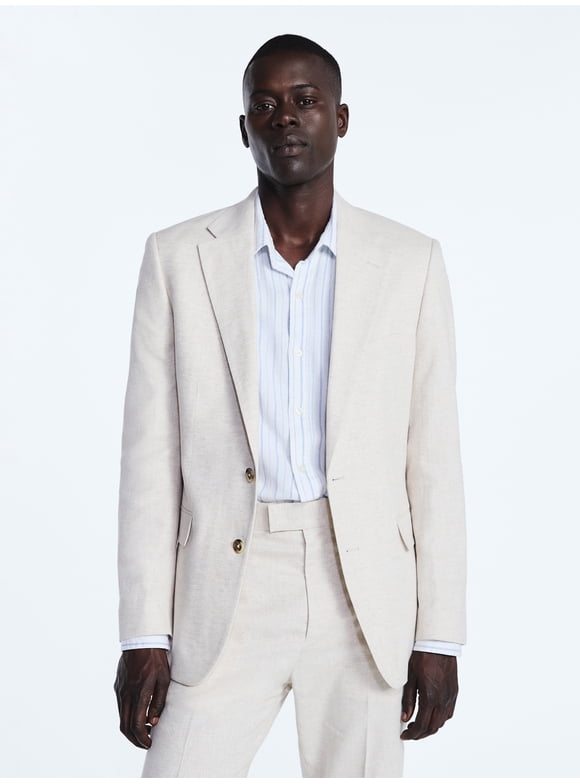 Men's Tailored Fit Linen Suiting Blazer, Sizes 40R-52R