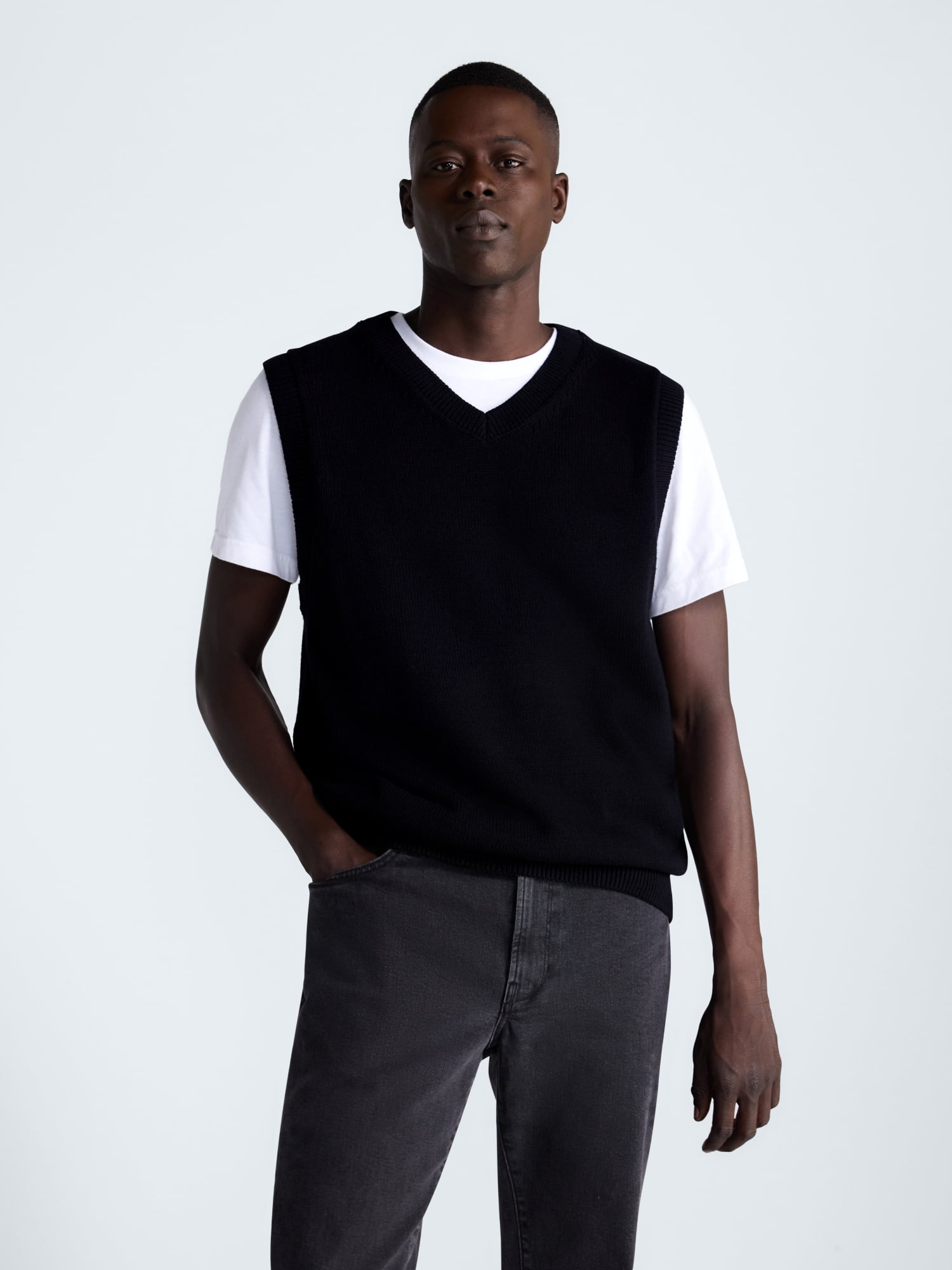 Free Assembly Men's Sweater Vest, Sizes XS-3XL