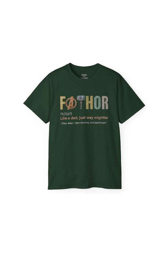 FA-THOR FATHER T-SHIRT | "Like A Dad, Just Way Mightier" FATHER'S DAY GIFTS | 4 Colors