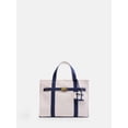 thumbnail image 1 of Free Assembly Women's Canvas Tote Handbag with Tote Charm, Natural with Navy, 1 of 7