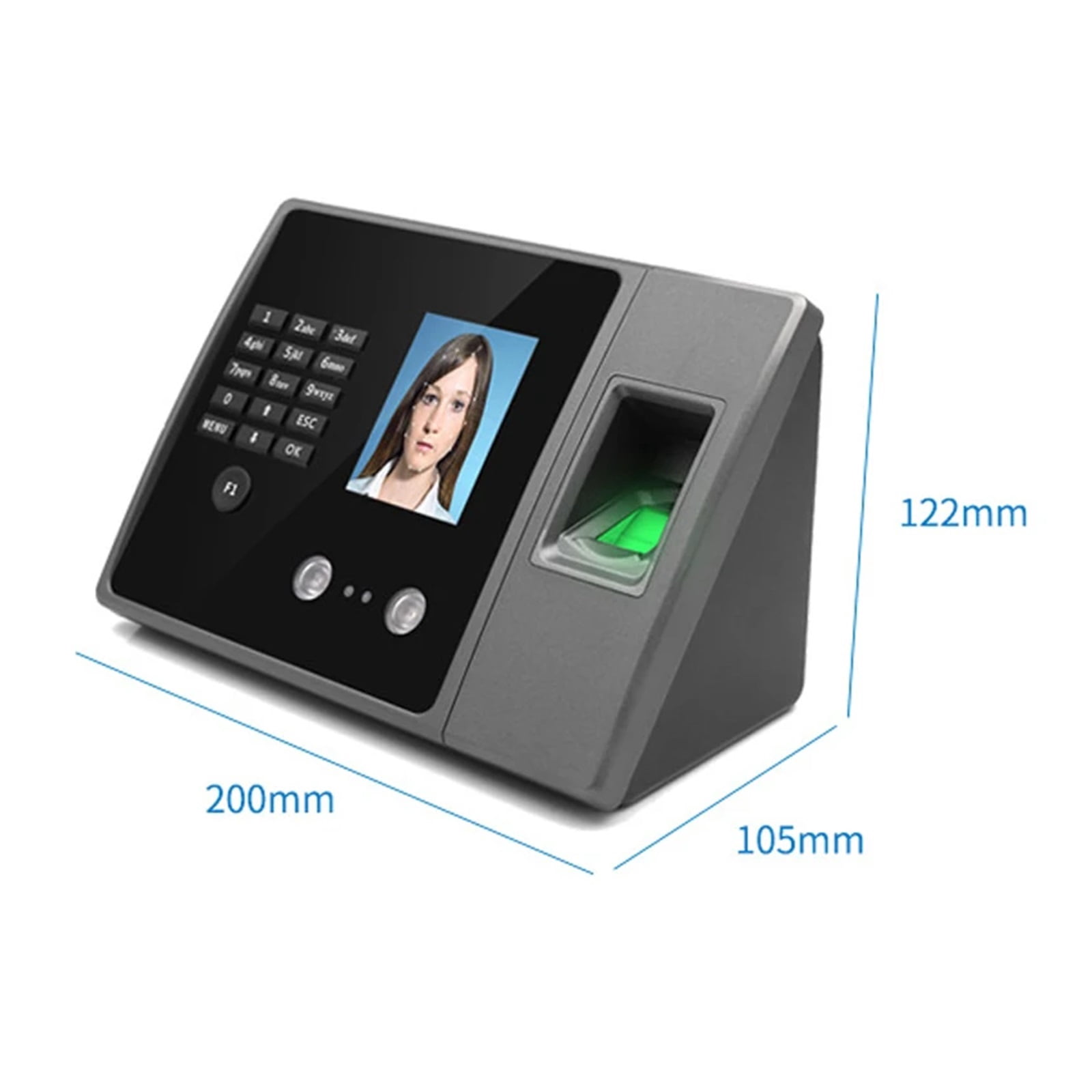 Finger Clock FA20 Face Recognition Time Attendance Machine Fingerprint Face Clock In ...