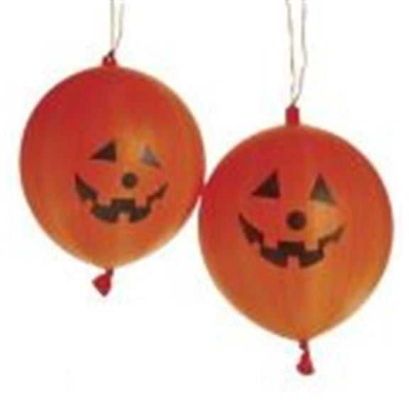 FA908 Jack O Lantern Rubber Punch Balls