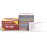 FAA Aeronautical Knowledge Study Cards 2025-2026 Pilots Review of Aeronautical Knowledge and Practice Test Questions [Full Color Cards]