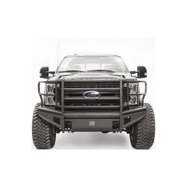 FAB FOURS 17 FORD SUPER DUTY FRONT ELITE RANCH BUMPER W/ FULL GUARD ...