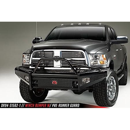 FAB FOURS 94-02 RAM 2500/3500 FRONT RANCH BUMPER W/ PRE-RUNNER GUARD W/ TOW HOOKS Fits select: 1994-1998,2001-2002 DODGE RAM 2500
