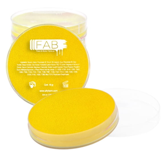 FAB Face Paint - Bright Yellow 044 (45g)
