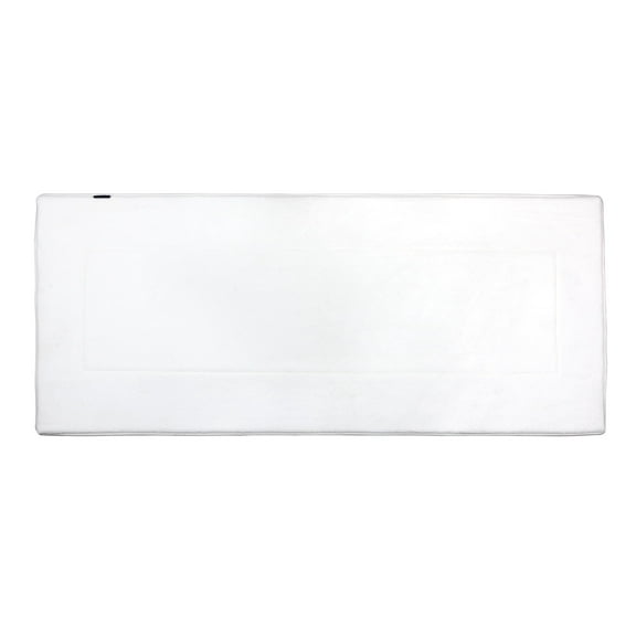 Memory Foam Runner in White, 2 x 5 ft