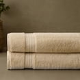 thumbnail image 1 of FABDREAMS 100% Organic Cotton GOTS Ceritied 700 GSM Bath Sheet Towel Set of 2, 2 Bath Sheet Towels 36 x 70 in, Dune Tan, 1 of 8
