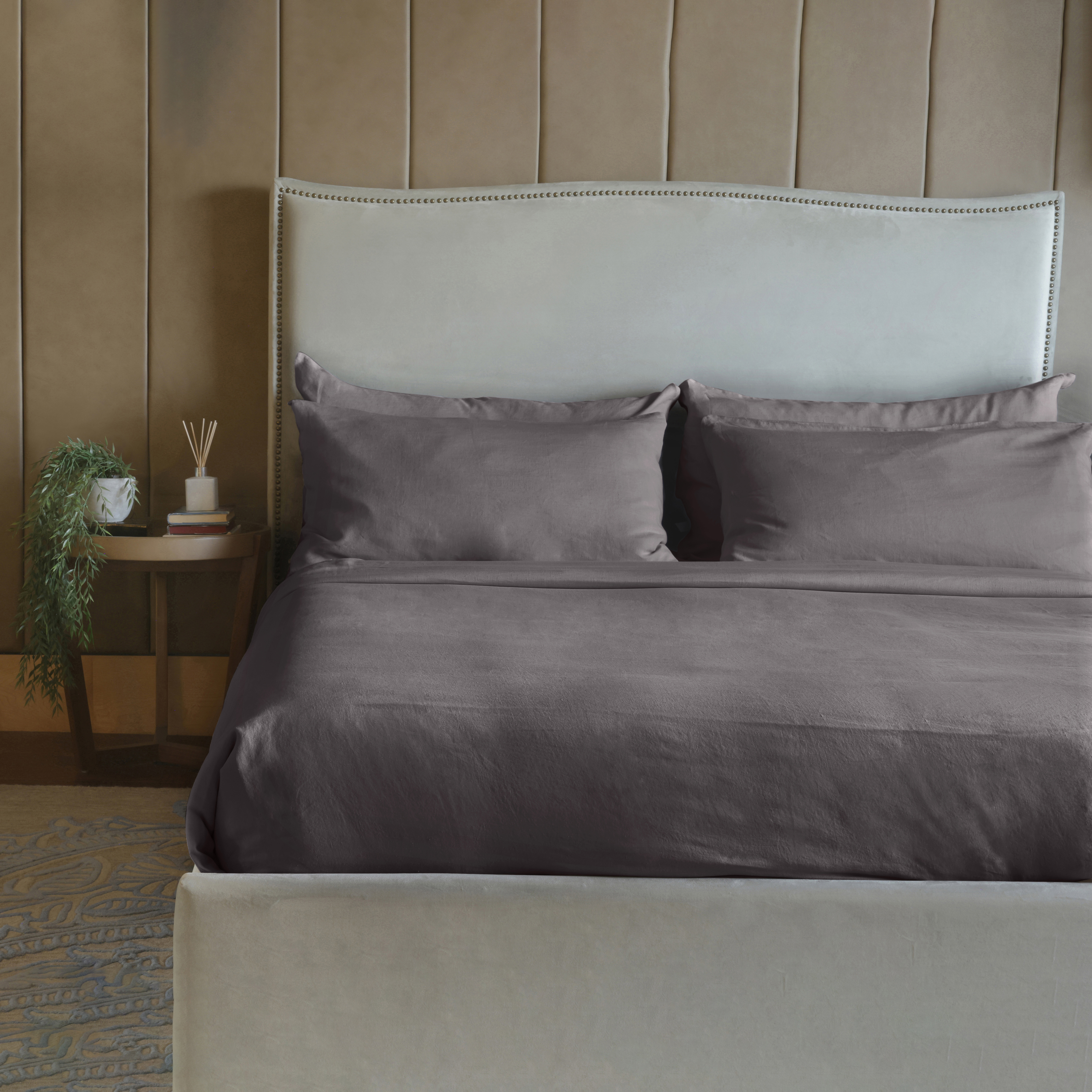 FABDREAMS Organic Linen King Sheet Set Linen Sheets Linen Sheets