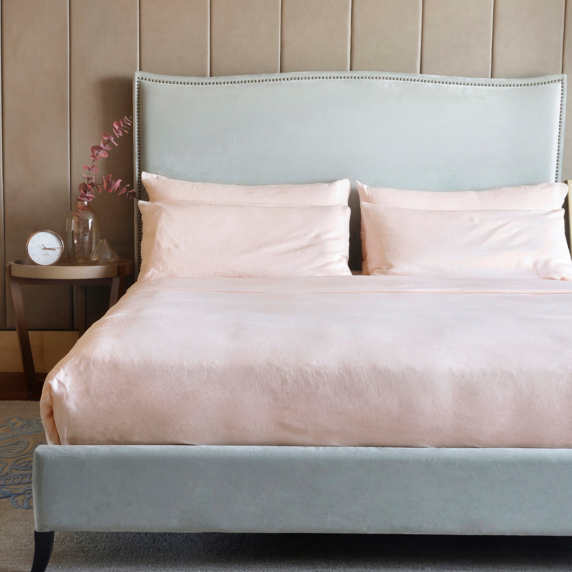 FABDREAMS Organic Linen Queen Sheet Set Linen Sheets Linen Sheets