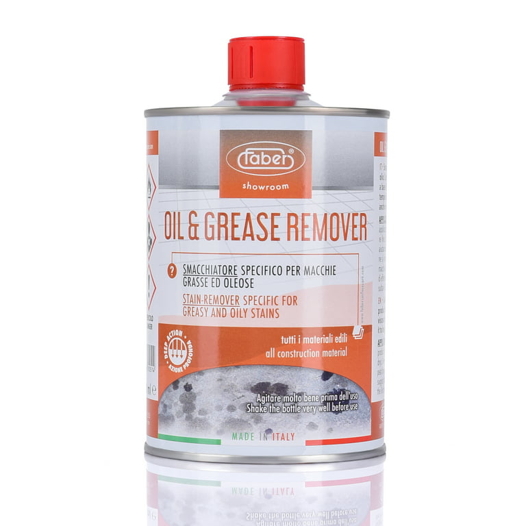 What solvent is recommended for washing grease and oil from an