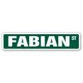 thumbnail image 1 of FABIAN Street Sign Childrens Name Room Sign | Indoor/Outdoor |  30" Wide, 1 of 5