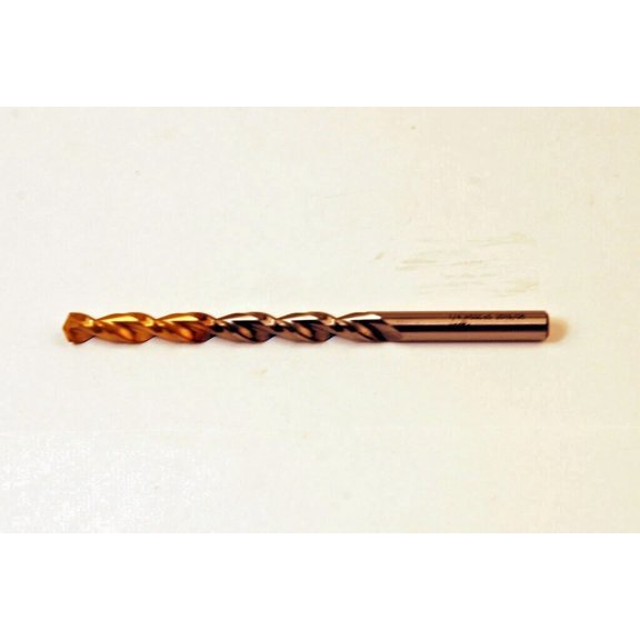 FABLE- 1/4" Cobalt Tin Coated Tip Jobber Drill W/ 130? Split Point (C-3-8-5-13)