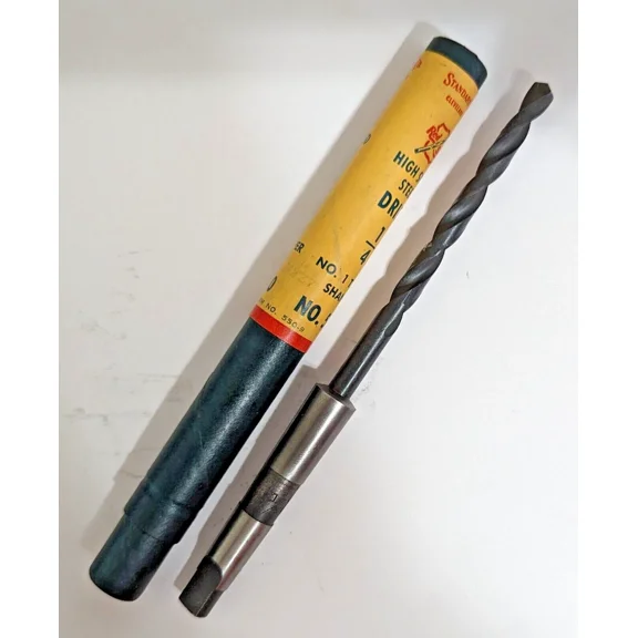 FABLE- 1/4" Drill Hss No. 1 Taper Shank Standard Tool No. 550 1/4 .250 (Qty:1) Usa Nos